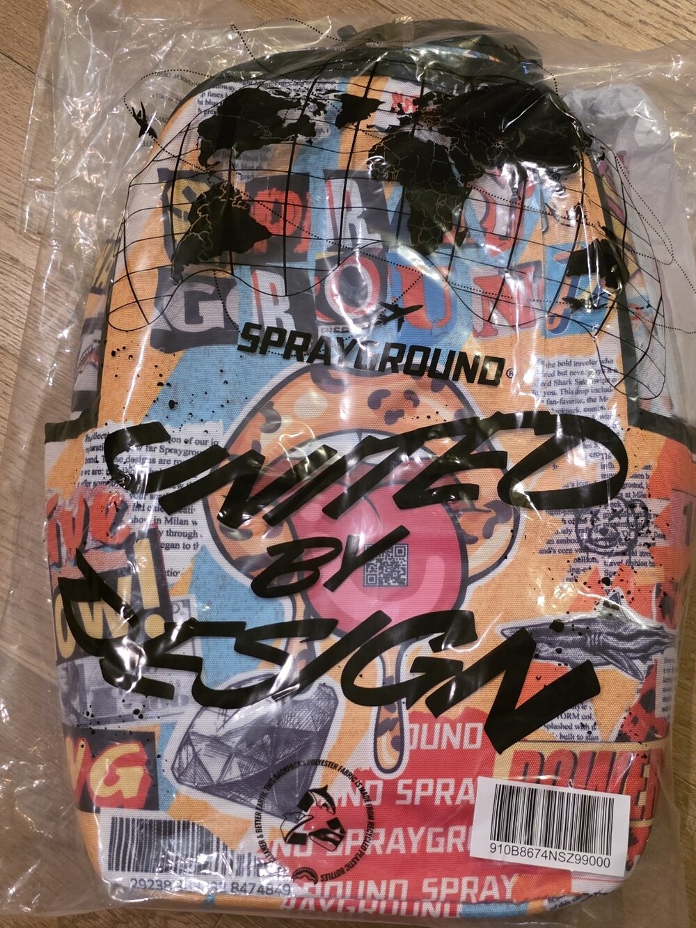 Sprayground Collage Of Fun Backpack - Picture 10 of 10